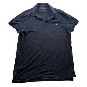 American Eagle Outfitters Woman's Polo Shirt Large Short Sleeve Vintage Fit Casu